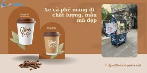 Xe bán cà phê mang đi Inox Xuyên Á