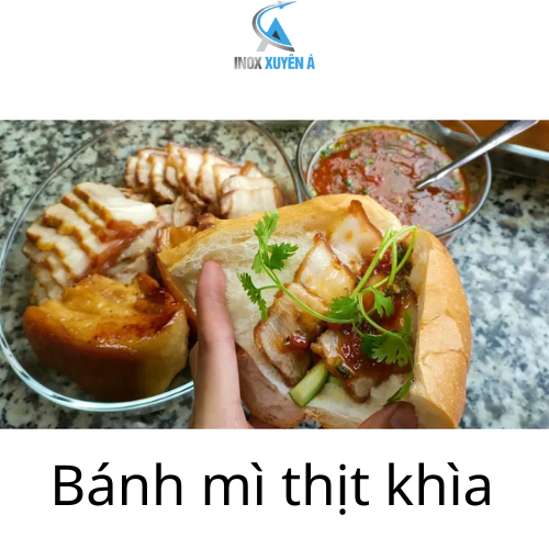 Thành phẩm bánh mì thịt khìa